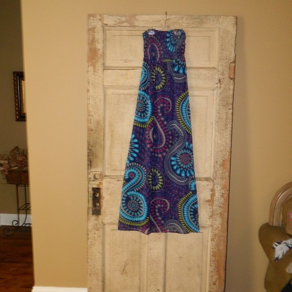 Old Navy Strapless Tube Maxi Dress sz Small (EE-45) - Picture 1 of 5